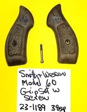 SMITH & WESSON MODEL 60 in 38 SPL. GRIP SET WITH SCREW # 23-1189