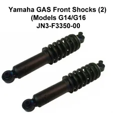 Yamaha G14, G16, G19 Gas Golf Cart Front Shock Absorber (2) Shocks JN3-F3350-00