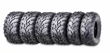 6 WANDA ATV tires (2) 25x10-12 & (4) 25x11-12 for 10-16 Polaris Ranger 800 6x6