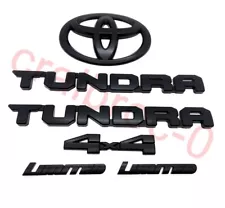 Matte Blackout for Door grille 2022 -24 Tundra 4X4 limited Overlay Emblem Badge