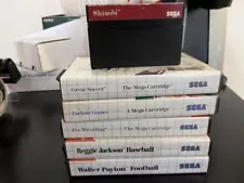 Lot Of 6 Sega Master System Games All Tested And Working! Shinobi!