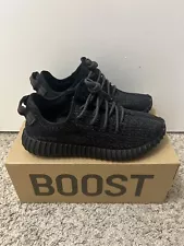 Adidas Yeezy Boost 350 Pirate Black BB5350 2022 Men’s 10.5, Excellent Condition!