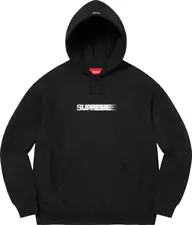 Supreme Motion Logo Hoodie SS23 Black Size Medium