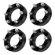 4x 1.5" Thick 6x5.5"(6x139.7mm) 108mm Bore Wheel Spacer Adapter 12x1.5 Stud (For: Chevrolet Colorado)