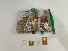 Lot Of 100 Plastic Bread Bag Tags/Tabs For Upcycle And Crafts Mixed Colors/Sizes