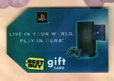 BEST BUY Live in Your World, Play in Ours ( 2004 ) Die-Cut Gift Card ( $0 )