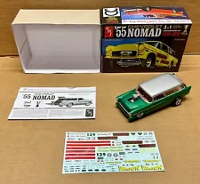 AMT #1287 1955 CHEVY NOMAD STATION WAGON 1:25 MODEL KIT! PAINTED & ASSEMBLED!
