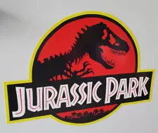 Jurassic Park CLING - 2 waterproof/UVproof Removal cling decals for your Vehicle