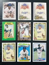 Jackie Robinson Modern Card Collection 9 Cards M/NM Inserts SPs Dodgers