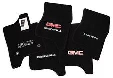 2015-2024 GMC Yukon Denali and XL Logo Premium 32oz Upgrade Front Floor Mats 2PC (For: 2018 Yukon Denali)