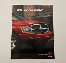 2004 Dodge Durango Truck Original Dealer Sales Brochure Catalog