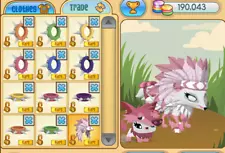 Animal Jam Classic AJC Rare Light Pink Headdress - (READ DESCRIPTION)