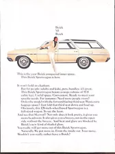 1965 Buick Sportswagon, station wagon, white, 4 doors