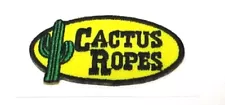 Cactus Ropes Hat or Cap Embroidered Patch Peel Back Adhesive New