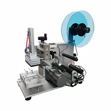 USED Semi-Auto Flat Labeling Machine 110V Suitable For Kinds Of Flat Surface