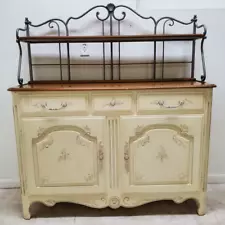 Ethan Allen French Country Legacy Sideboard Buffet Hutch Bakers Rack