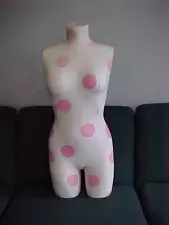 VICTORIA'S SECRET PINK POLKA DOT MANNEQUIN STORE DISPLAY FREE SHIPPING