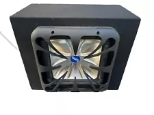 KICKER SOLO-BARIC L7 15" SQUARE SILVER SUBWOOFER SOLO BARIC SUB W ENCLOSURE BOX