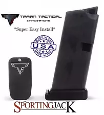 Taran Tactical Glock 43 +1 Round Base Pad All Colors