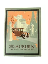 1913 “The Auburn The Most For The Money” Sales Catalog Brochure Cord Duesenberg