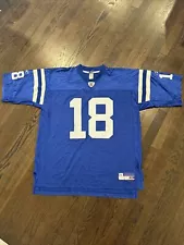 Indianapolis Colts Jersey Peyton Manning XL Mens Reebok Blue