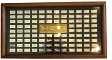 FRANKLIN MINT Centennial Car Mini-Ingot Collection Sterling Silver Bars 104g