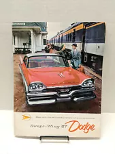 1957 Dodge Large prestige Sales Brochure Booklet Catalog Old Original