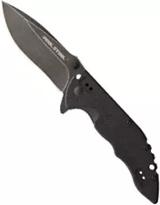 SALE Real Steel FLIPPER Black Folding Pocket Knife Model E77 in BLACK Ships Free