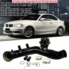 For 2006-2010 BMW E90,E91,N54 335i,335xi 3.0L L6 Intake Charge Pipe Kit+50mm Bov (For: More than one vehicle)