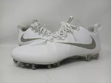 Nike Vapor Untouchable Pro Fnl Low Football Cleats White/Silver SZ 10