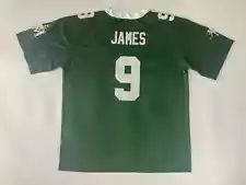 2000 James #9 High School Football Jerseys Sewn Hand Made St.Mary Jerseys Green