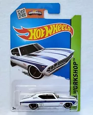 Hot Wheels 69 Chevelle SS 396 #231 White HW Workshop For Sale