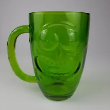 Rick & Morty Pickle Rick 6" Tall Green Glass Mug Cup with Handle Paidone Product