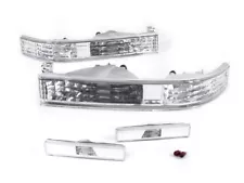 DEPO Clear Bumper Signal+Rear Side Marker Light For 1989-1992 Toyota Supra Mk.3