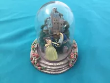 Disney Beauty And The Beast Under Glass Dome