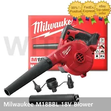 Milwaukee M18 BBL 18V Compact Battery Blower M18BBL Body Only - Fedex Tracking