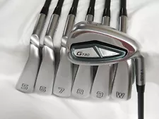 Used Ping G730 Blue Dot Iron Set 5-UW Atla CB AWT Senior Flex Graphite Shafts