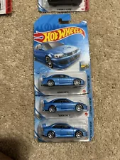 Hot Wheels 2021 Mainline Factory Fresh #3 ∞ Blue 2000 Honda Civic Si Lot Of 3