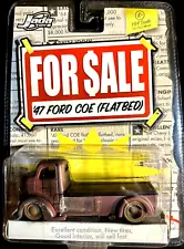 JADA For Sale 47 FORD COE FLATBED SLIDING BED HAULER RUST LOOK 1/64 NIP