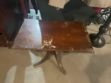 Short Wooden Table