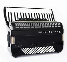 NEW Weltmeister Saphir Black Piano Accordion, made in Germany, Item Location USA