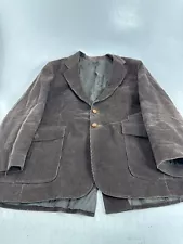 Corduroy Collection Suit Jacket / Brown 2- Button / Men's Size 423