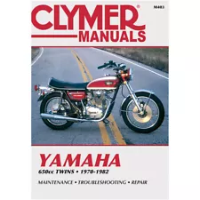 CLYMER Physical Book for Yamaha XS1, XS2, TX650 1970-1974, XS650 1975-1982 M403 (For: Yamaha XS650)