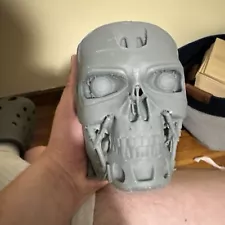 T-800 Endoskeleton Head 3D Printed SLA