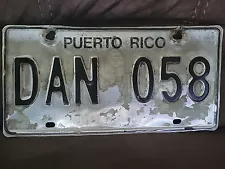 Puerto Rico Vintage Tablilla License Plate Tag "Isla Del Encanto" ðµð· ð´ðµð·ð¸