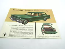 1958 Studebaker Scotsman Champion Vintage Dealer 1-page Car Sales Brochure Sheet