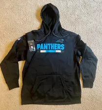 Nike NFL Carolina Panthers On Field Dri Fit Hoodie (2XL) 837412-010