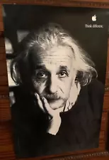 Albert Einstein Apple think different poster 11 by 17