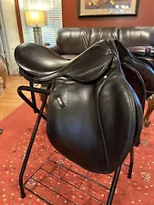 Used Stubben Lohengrin Saddle 19” 32 (Wide) All Purpose Black