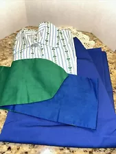 VTG Girl Scout Blouse Button Up Uniform, Tie & Blue Skirt 60s Never Worn